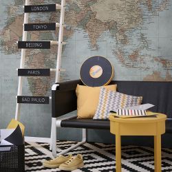 Бесшовная фреска Скин WORLD MAP, 2,7 м (Ширина 4 м)