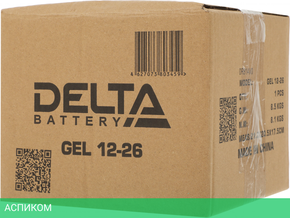 Аккумулятор для ИБП Delta GEL 12-26