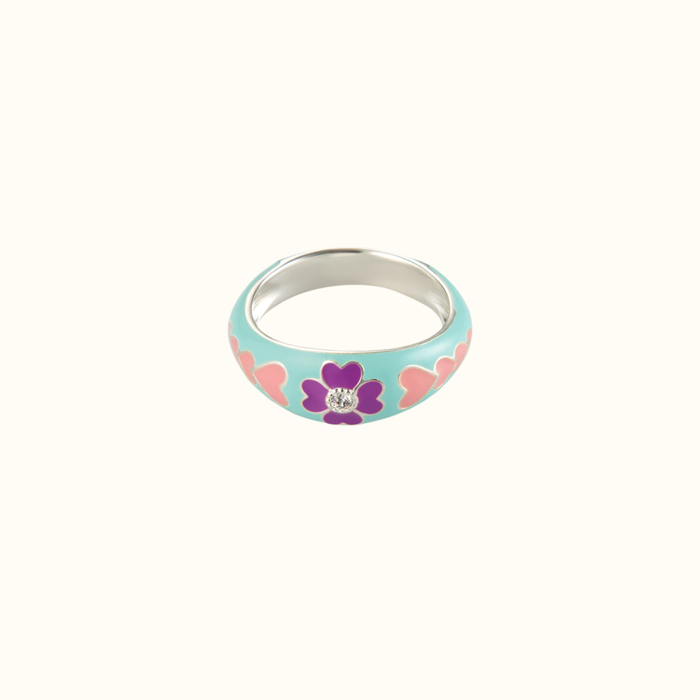 Кольцо Flower Hearts