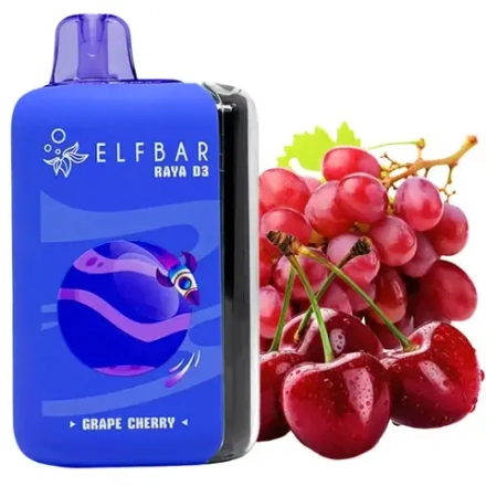 ELF BAR RAYA D3 25000 - Grape Cherry (5% nic)