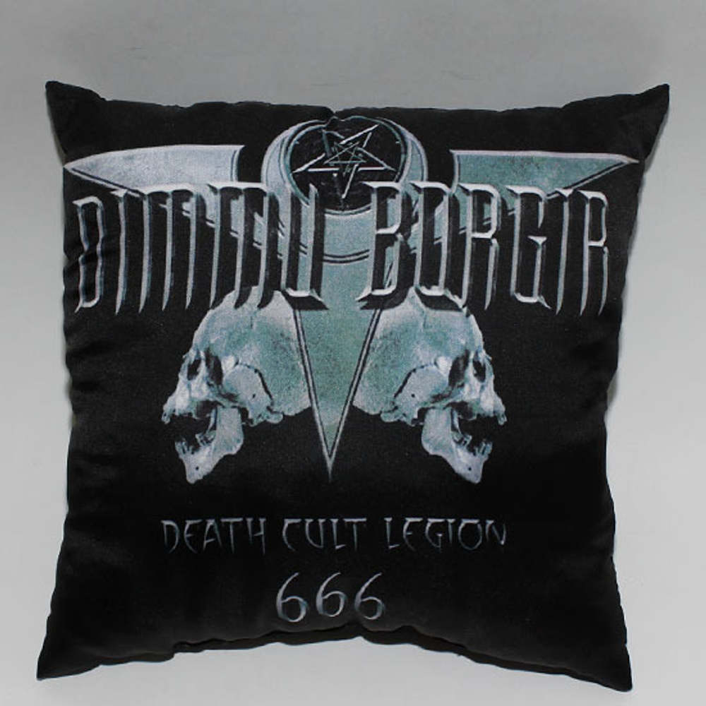 Подушка Dimmu Borgir пента + черепа