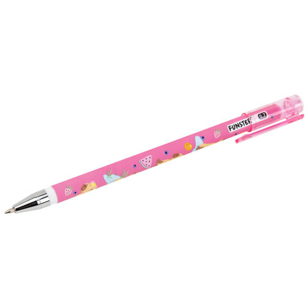 Ручка шариковая с принтом FUNSTER STICK "CUTE CAPY", СИНЯЯ, узел 0,7 мм, линия 0,35 мм, 144393