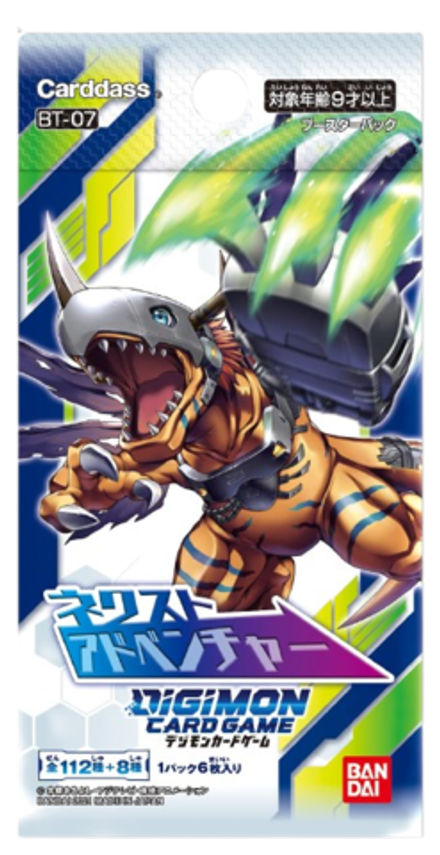 Бустер карточек Digimon Next Adventure