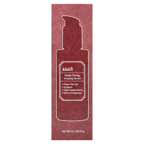 Dear, Klairs, Кленовая энергетическая сыворотка, 30 мл (1,01 жидк. унц.)