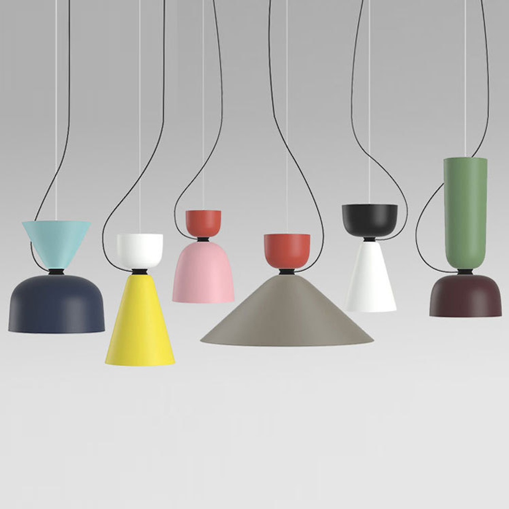 Pendant design lamp Hem Alphabeta by Luca Nichetto (C)