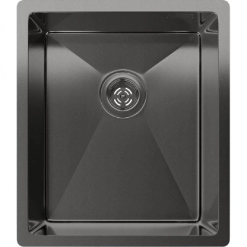 Rivelato Rinox 3844 UN PVD black Мойка нерж.сталь 1 чаша 380*440*200 мм, монтаж: универсальный, материал: нержавеющая сталь, цвет: черный