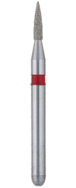 Бор алмазный красный Frank Dental типа FG - D.860.010.F.FG