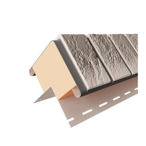 Углы к фасадному термосайдингу Dolomit венецианский кирпич 40 мм Радос