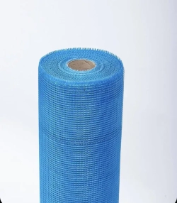 Сетка фасадная 5х5/ 50 м / синяя/ 160 г.м2/ штукатурная , стеклотканевая