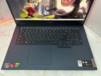 Ноутбук Lenovo Legion 5 17ACH6H (82JY0033RU) 17.3"/AMD Ryzen 7 5800H/RAM 16GB/SSD 1024GB/GeForce RTX 3070 8GB/1920*1080/IPS 144Hz/Windows 10/Подсветка кл-ры: LED/черный