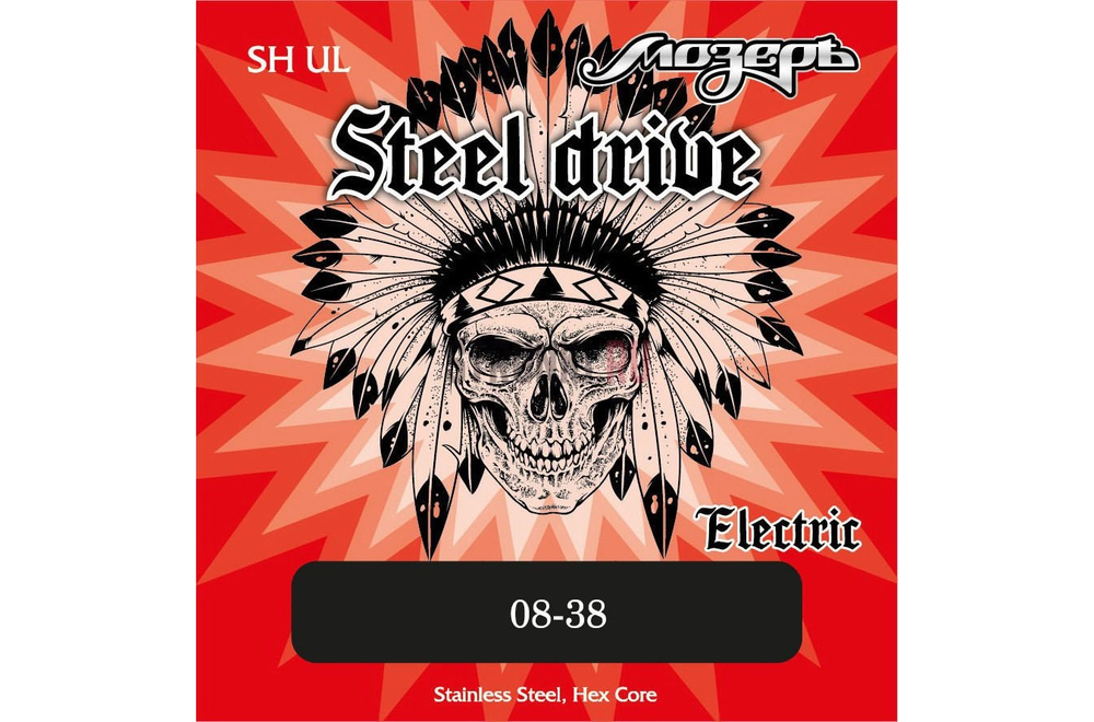 Струны Мозеръ SH-UL Steel Drive, сталь 8-38