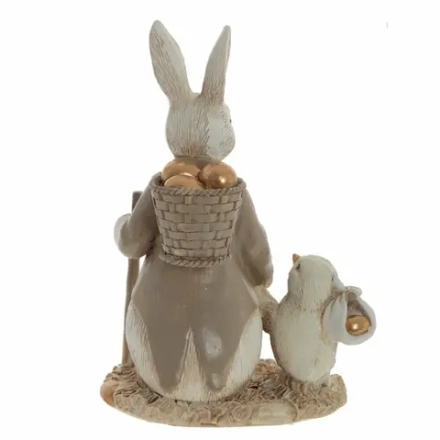 795630 Заяц с цыпленком 10,5*8*15см