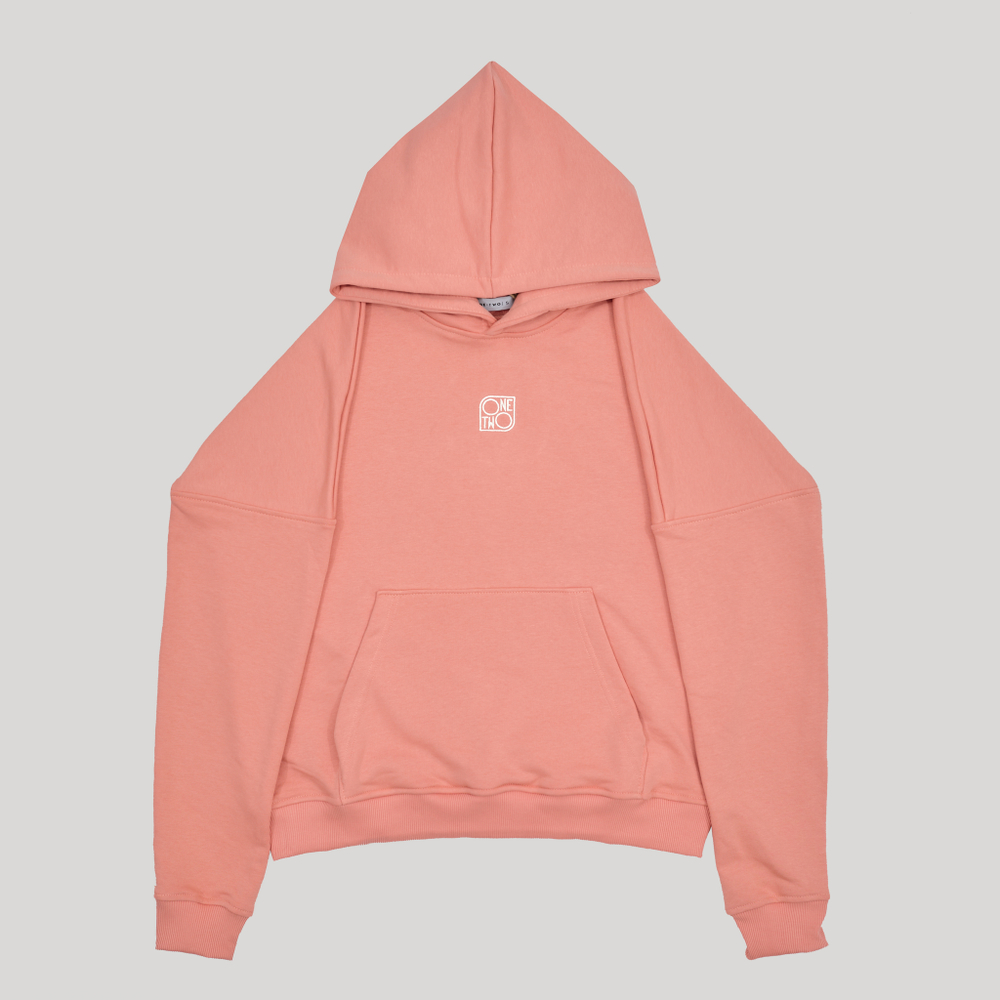 Hoodie LOGO Coral Haze