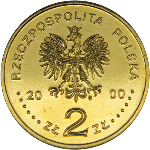 2 злотых 2000 год, Польша. 1000-летие Конвенции в Гнезно. История. UNC