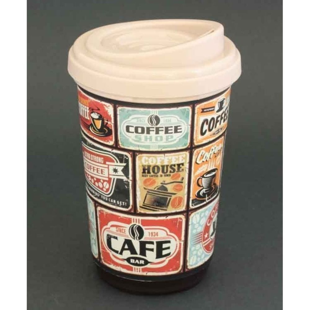 Термокружка пластик, 0.4 л, Бытпласт, в асс, С32333