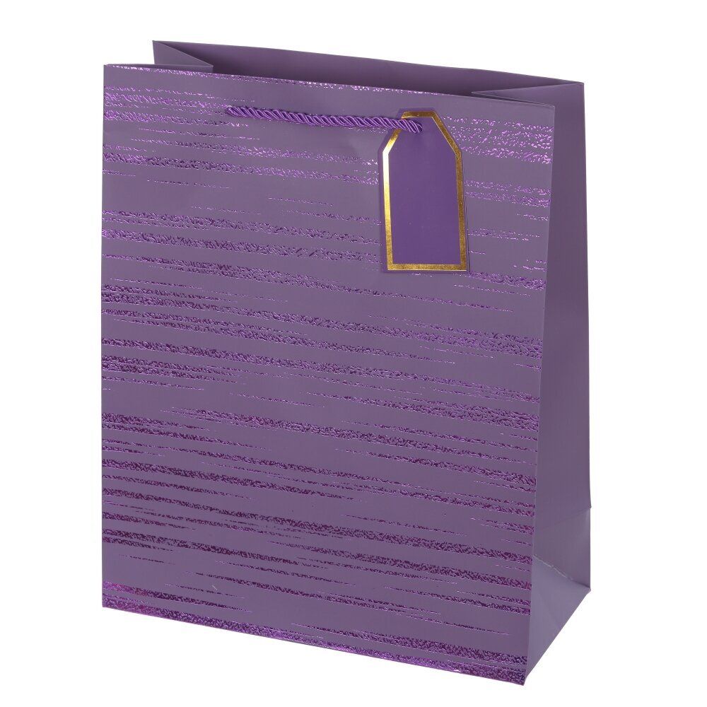 GAEM Пакет подарочный (бумага 210г/м2, блок микс 12шт), L26 W12 H32 см, 4в.