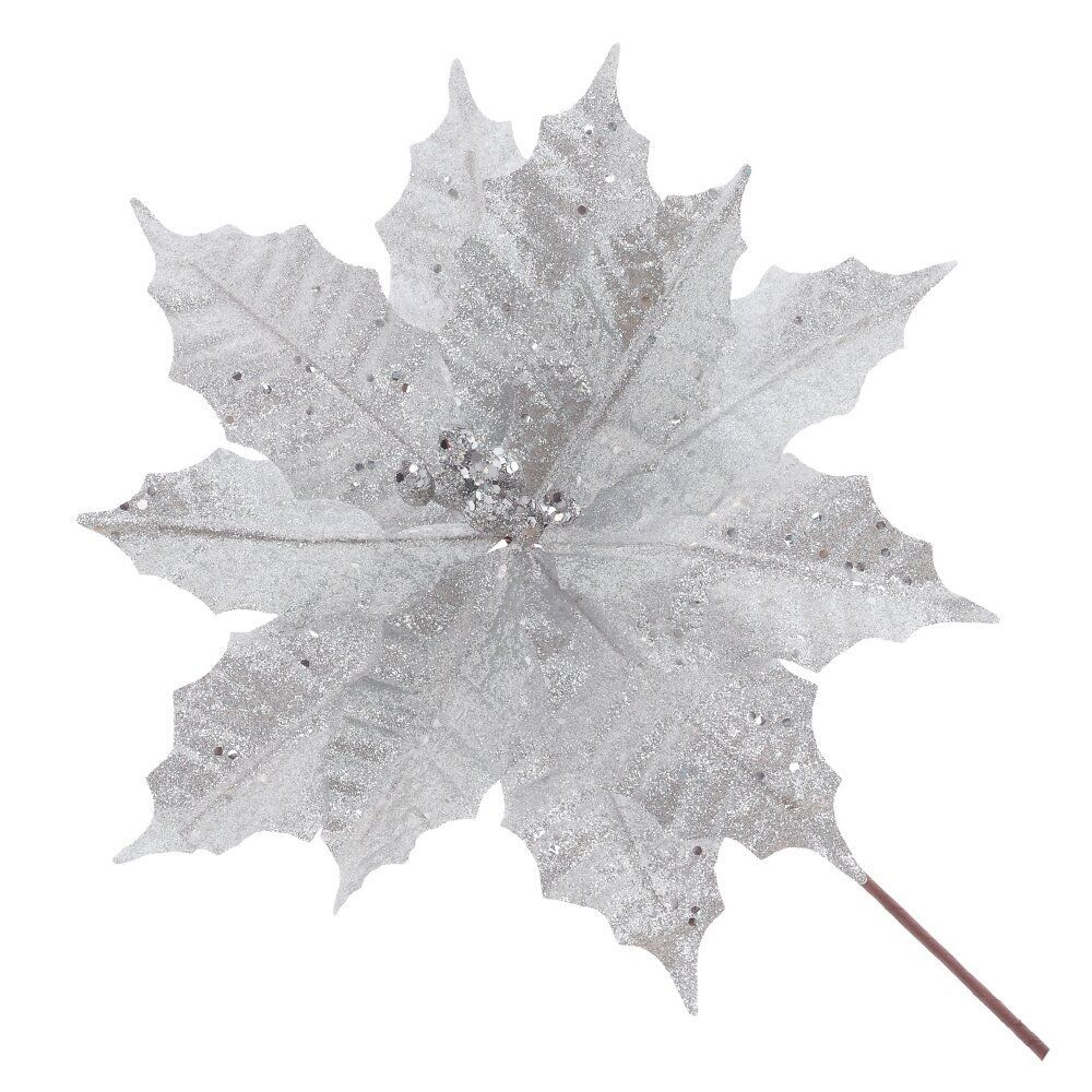 GAEM Цветок искусственный "Пуансеттия", L27 W27 H30 см, 2в.