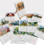 Календарь "Питерский вайб" настольный 2026 на деревянной подставке-мольберте