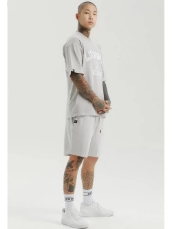 Пигментные шорты с арочной надписью