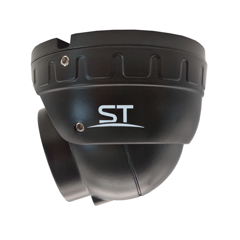 ST-S2501 Черный, Видеокамера уличная купольная IP-камера, ИК до 25м, 2,8мм