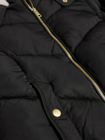 Куртка утепленная с капюшоном для девочки Next K73-645, Черный