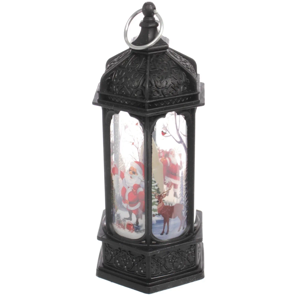 Сувенир с подсветкой «Лампа - Зимняя симфония» 5*6*13 см, Чёрный