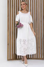 Платье Разбивая сердца (белое) П13350-7М LT Collection