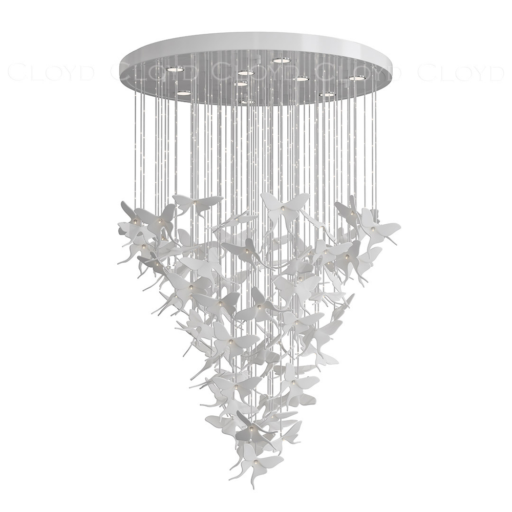 Люстра Cloyd TROPICA C9 / выс. 120 см - керамика - белый (арт.11531)