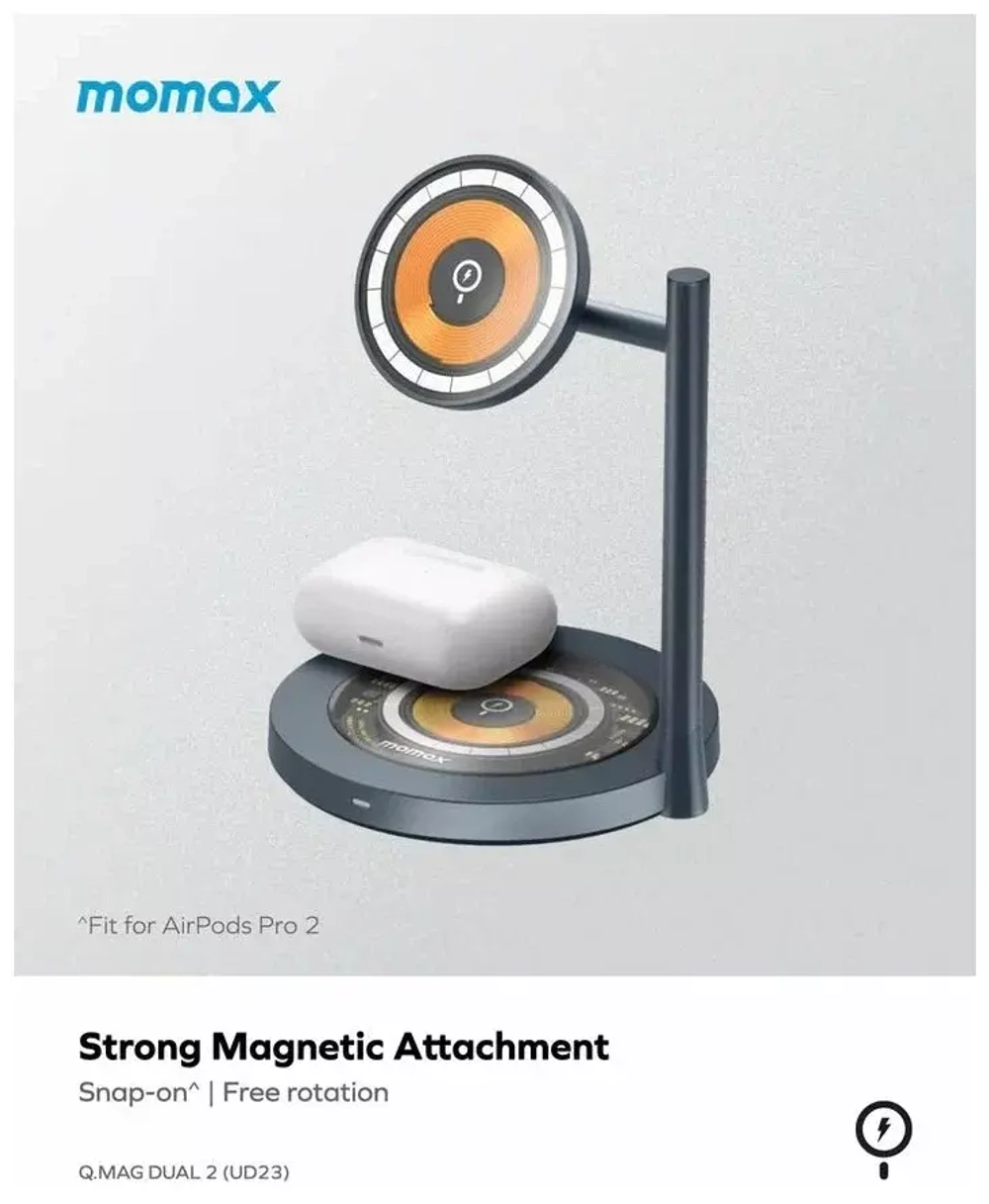 Док.станция 2в1 Momax UD23 MagSafe