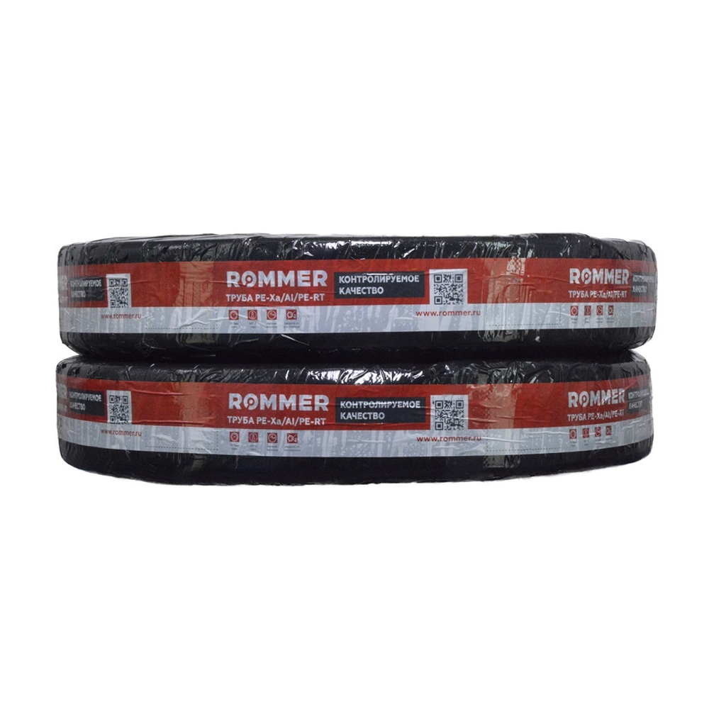 ROMMER 25х3,7 PE-Xa/Al/PE-RT труба стабильная из сшитого полиэтилена, серая