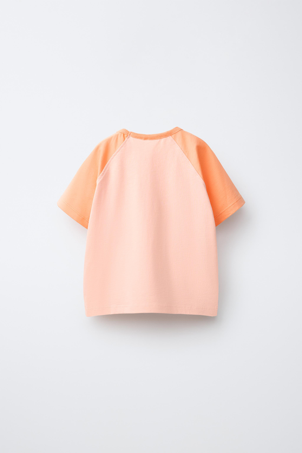 ZARA ОДНОТОННАЯ ФУТБОЛКА РЕГЛАН, ЖЕЛТЫЙ