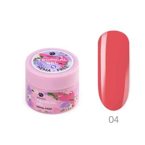 Цветной гель TROPICAL  ADRICOCO  №4, 15мл