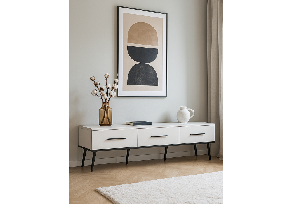 ТВ-тумба Woodville Орсиэль белый