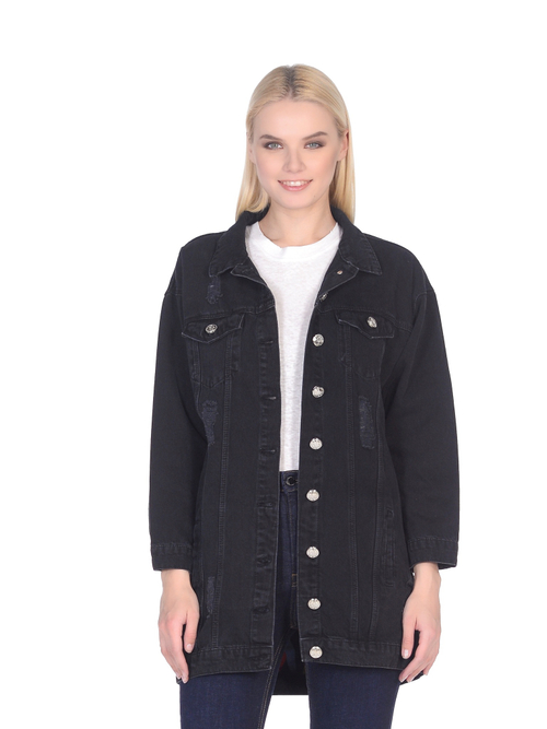 LIGVIANNI Джинсовая куртка Denim Jacket The Cougar in the Forest