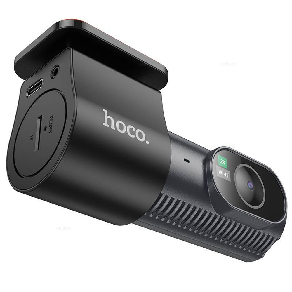 Автомобильный видеорегистратор HOCO DV7 WiFi Driving recorder (черный)