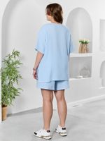 Блузка Вуаль-4 Виотекс ГОЛУБОЙ