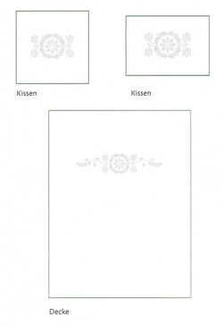 Пододеяльник 200х200 Christian Fischbacher Luxury Nights Crystal 352 Швейцария схема