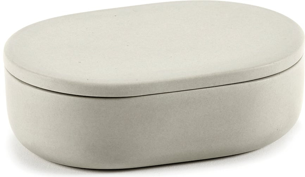 Банка для хранения serax lazienkowy cose owalny, фарфор, бежевая · арт. fabr B1521004G