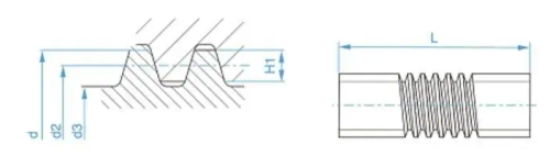 Винт трапецеидальный TR16х4 ГОСТ 24737-81 (прав.резьба) L50 см TECHNIX PRO