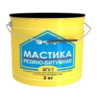 Мастика резино-битумная Грида МГХ-Т 3 кг