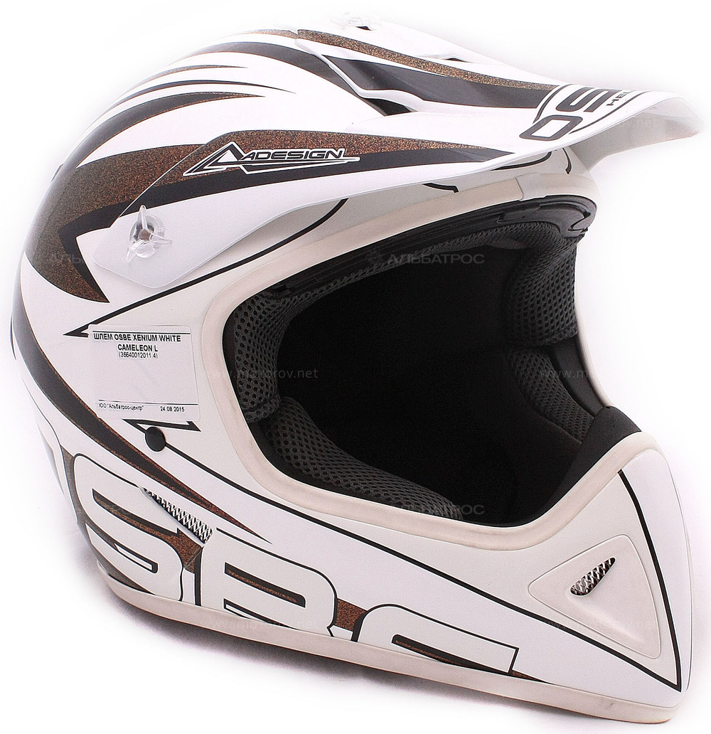 Мотошлем Osbe Xenium White Cameleon