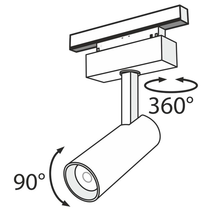 Трековый светильник Maytoni TR019-2-10W4K-B