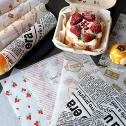 Бумага упаковочная для бенто-торта «Газета с фото» 18 х 18 см, 100 шт