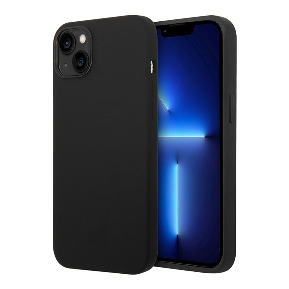 Накладка iPhone 14 Plus силикон черный