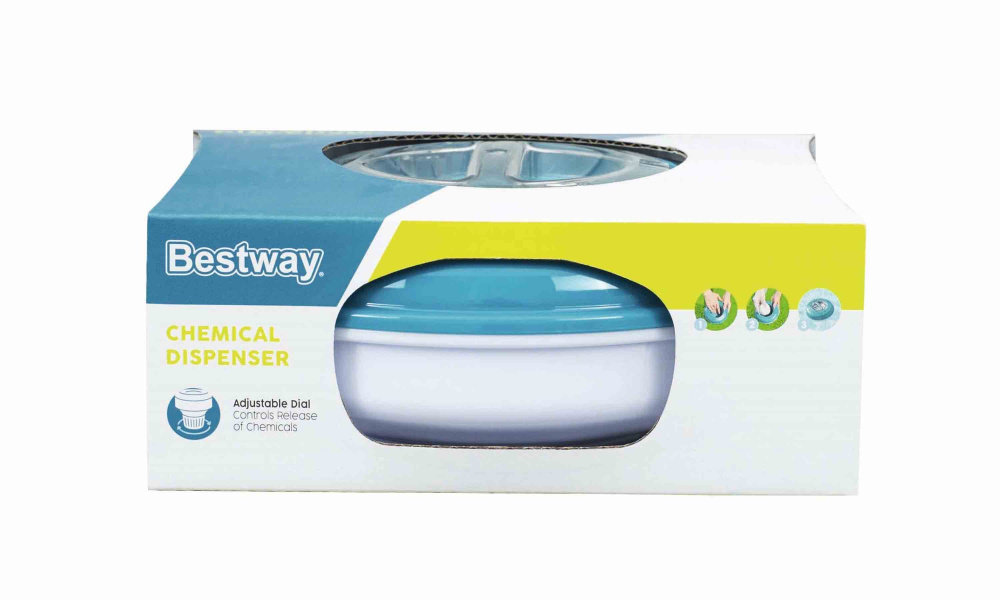 Поплавок-дозатор 16,5 см для химии в таблетках по 200 г (Bestway 58769 BW)
