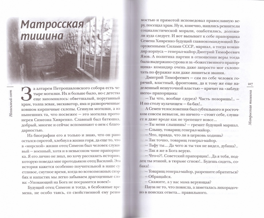 Негасимый свет. Рассказы и очерки. Протоиерей Дмитрий Шишкин