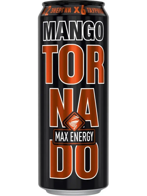 Энергетический напиток Tornado Max Mango, 450 мл