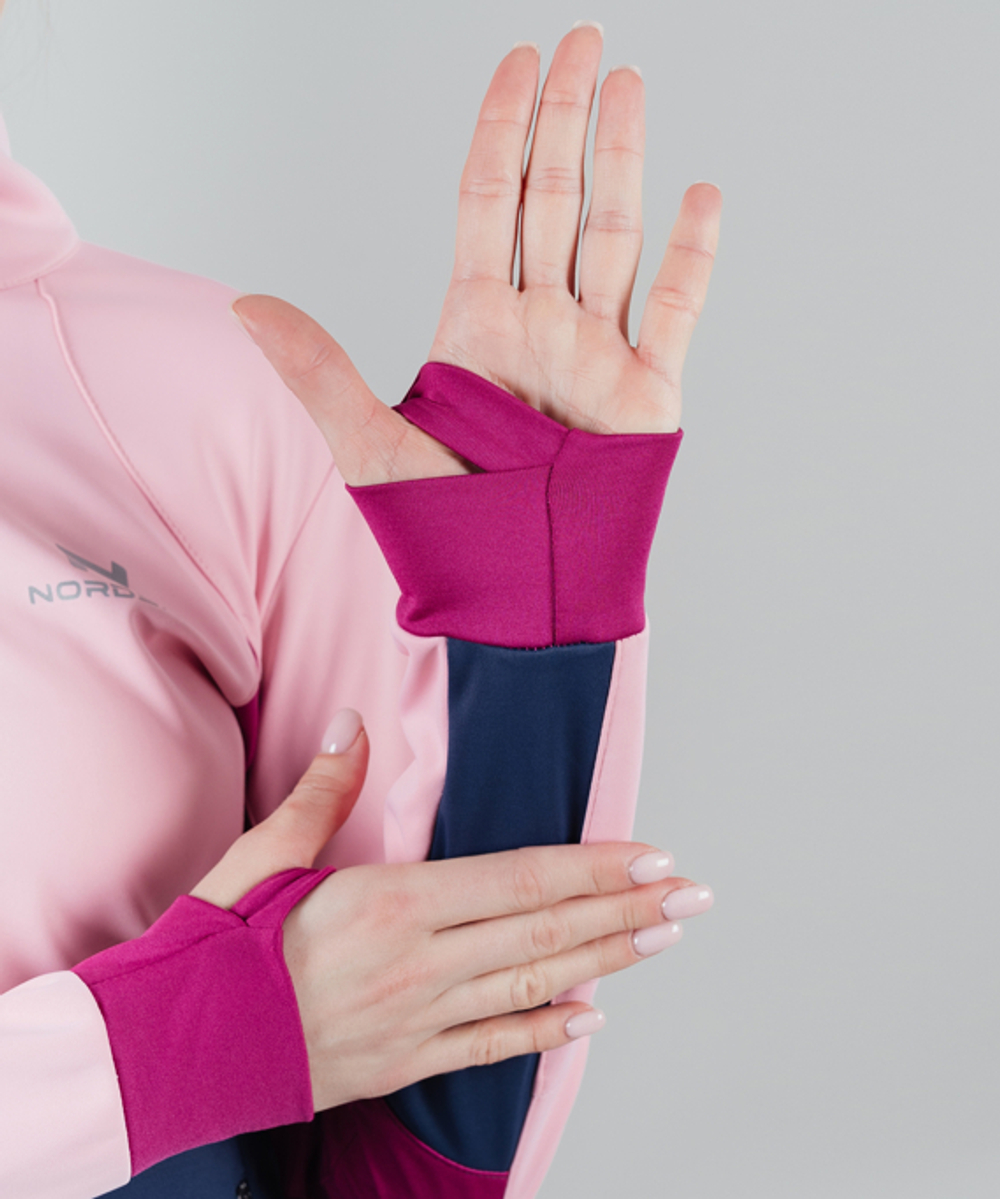 Куртка NORDSKI PRO Candy Pink/Blue, тренировочная, женская