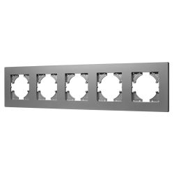 Рамка пластиковая FRM-PERIO-PL-5-GR (Arlight, -) 049764