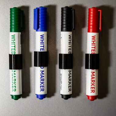 Магнитный держатель/зажим маркера для магнитной доски (for white board), черный